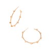 Kendra Scott Haven Hoop Earring in 14k Grose Gold-Plated Brass,