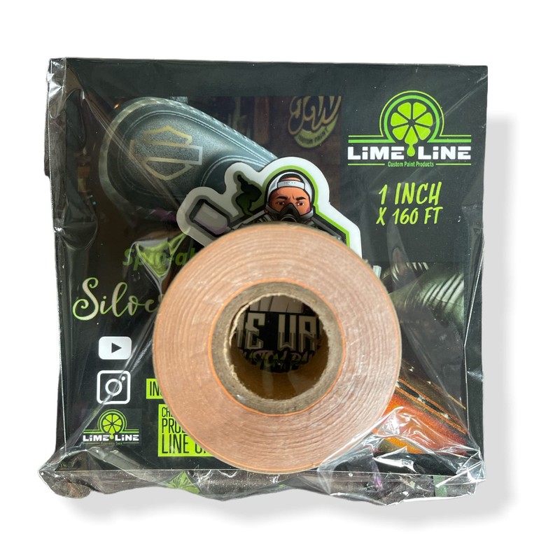 LiME LiNE Spin-able Gold Leaf 1" x160 ft Roll, for