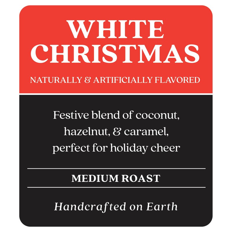 Copper Moon Ground Coffee, White Christmas Blend, Medium Roast, 3