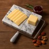 Creative Home Natural Marble Slicer Cheese, Butter Cutter with Replacement