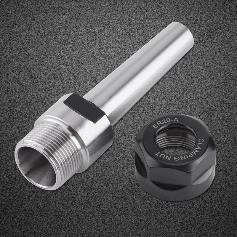 ER20 MT2 M10 Taper Collet Chuck Holder Face Milling Arbor
