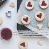 Cookie Cutter,12 PCS Heart Star Circle Flower Shaped Stainless Steel