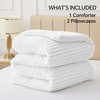 BEDELITE Fleece California King Comforter Set -Super Soft & Warm