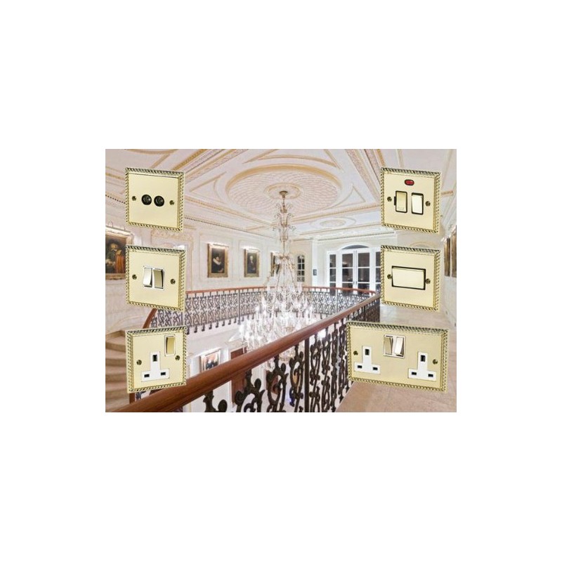 Light Dimmer Switch 2 Gang - Push On/Off 1000W -