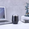 SZKKQKJ Stainless Steel Double Walled Heat Resistant Mate Tea Cup