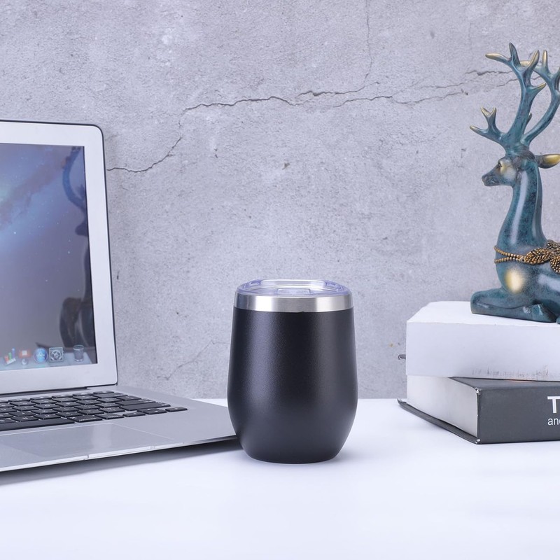 SZKKQKJ Stainless Steel Double Walled Heat Resistant Mate Tea Cup