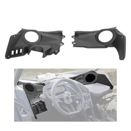 Kojem 6.5 Inch Front Dash Speaker Pods & Dash Panels Compatible with Can Am Maverick X3 / X3 Max Turbo R Sound System 2017-2025 Speaker Stereo Enclosure Accessories