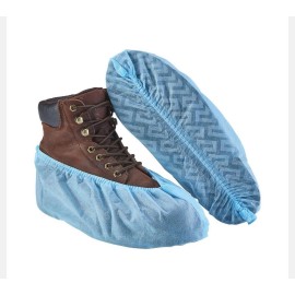 Safety Zone 100 SAFETY ZONE POLYPROPYLENE BOOT & SHOE COVERS WITH TREAD DSCL XL Blue