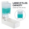 anydry Wall-mounted Manual Pressurized Soap Dispenser, 800ml Capacity with Visual