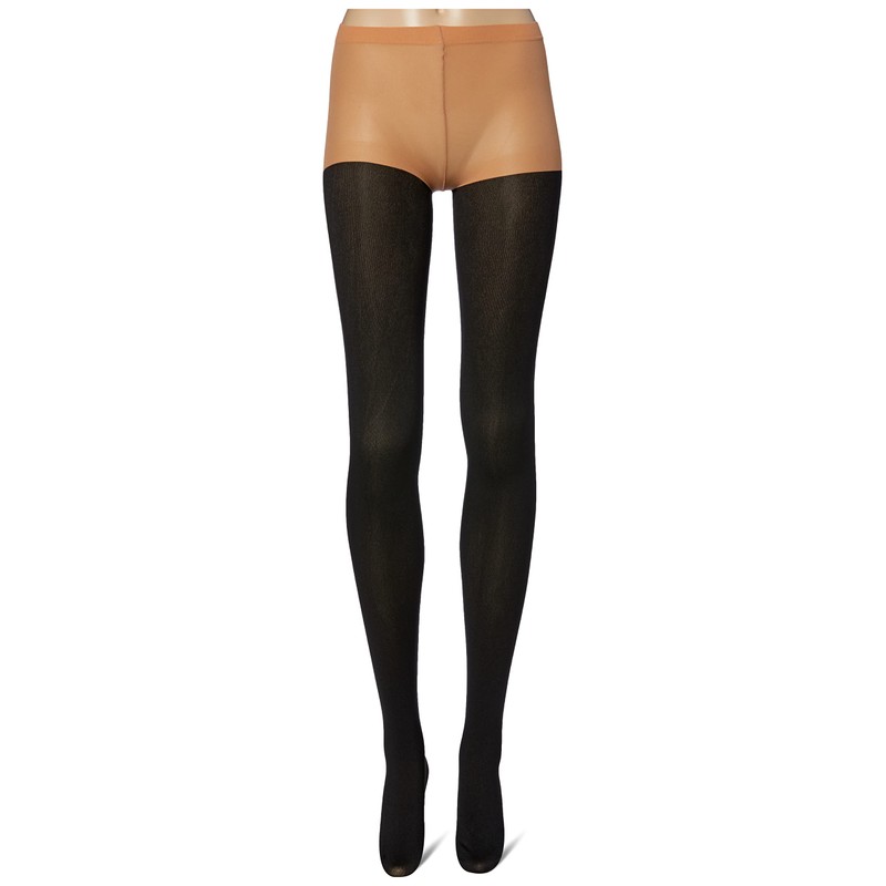 fukuske(フクスケ) 【FRANTICA】Faux Color 110 Denier Tights, Women's, 1 Pair, black