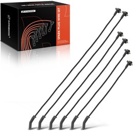 A-Premium Juego de 6 cables de bujía de encendido compatibles con Ford Mustang 1994-1998 Thunderbird Mercury Cougar 1994-1997 3.8L Reemplazo # F4PZ12259-F, F4PZ12259-G