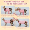 BRKURLEG Cat Recovery Suit for Female Male Anti-Licking Pet Surgical