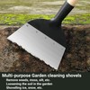 Multifunctional Garden Shovel, Manganese Steel Cleaning Shovel for Weeds and