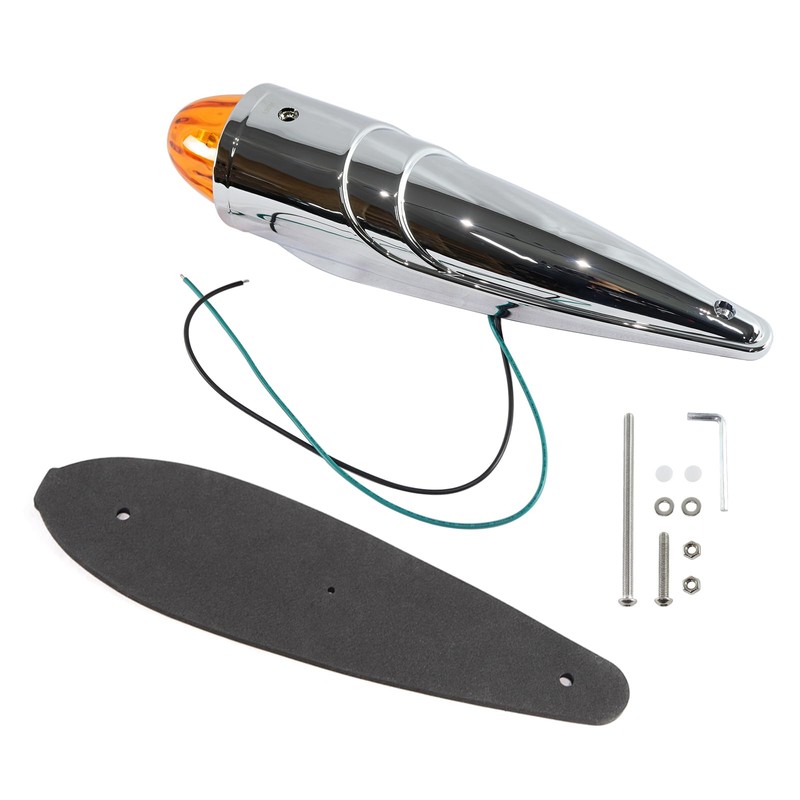 MGWILL Glass Cab Marker Light, Amber Lens Top Roof Running