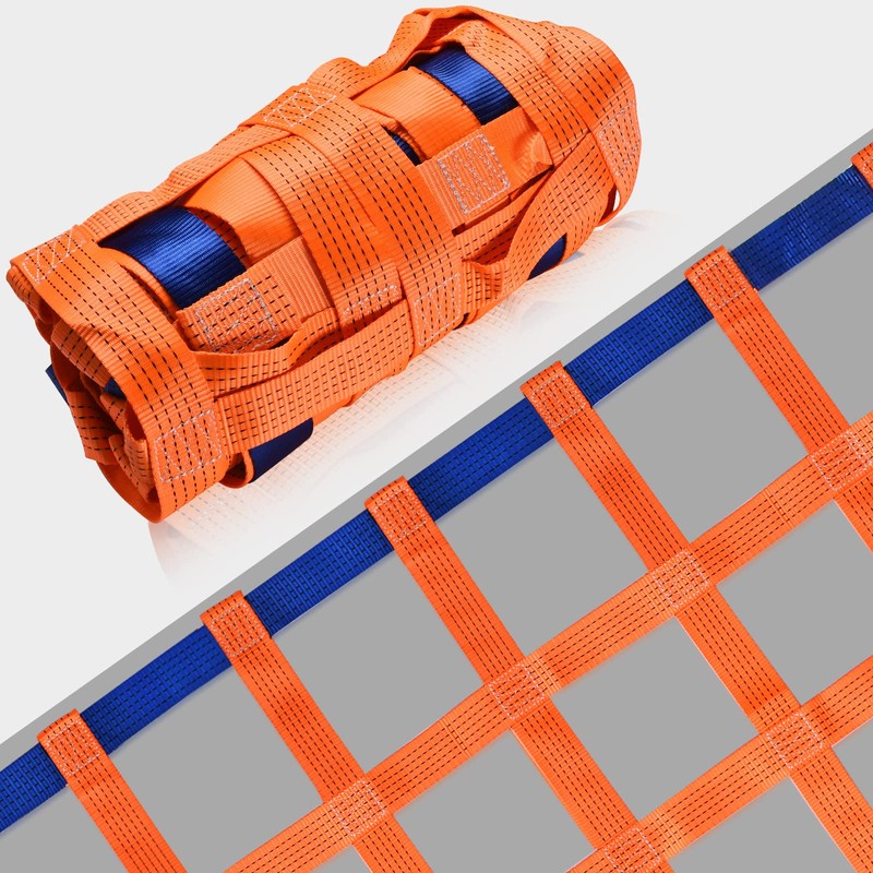 6.56' x 6.56' Cargo Lifting Nets -Lifting Straps for Hoist
