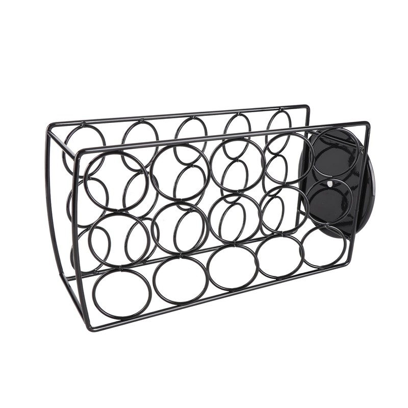Coffee Pods Holder Pre Assembled Stainless Steel 360 Degree Rotating