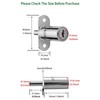 Push Plunger Lock XIEHE 105 Sliding Cabinet Door Lock with