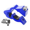 Area1 Scooter Motorcycle Brake Lever Lock Blue CNC with 2