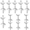 Boloest 12pcs Kitchen Countertop Connector Fasteners Furniture Connector Bolts Worktop