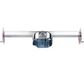 Ciata Ceiling Fan Mounting Bracket, Saf-T-Brace with Locking Teeth, 3 Teeth, Larger Box for High Wire Capacity, Twist and Lock with 1-1/2 Inch Ceiling Fan Box Mount, Light Electrical Box