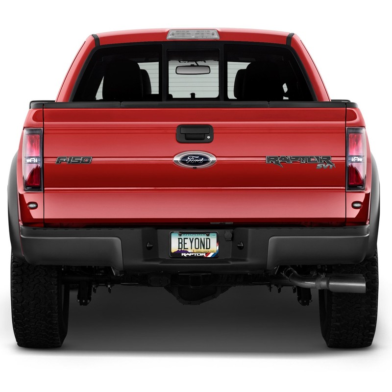 iPick Image for - Ford F-150 Raptor Red-White-Blue Stripe Black