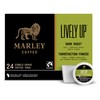 Marley Coffee Lively Up Organic Dark Roast (24 Count), A1399,