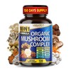 Vegatot Mushroom Complex 150 Count 10 in 1 Dietary Supplement