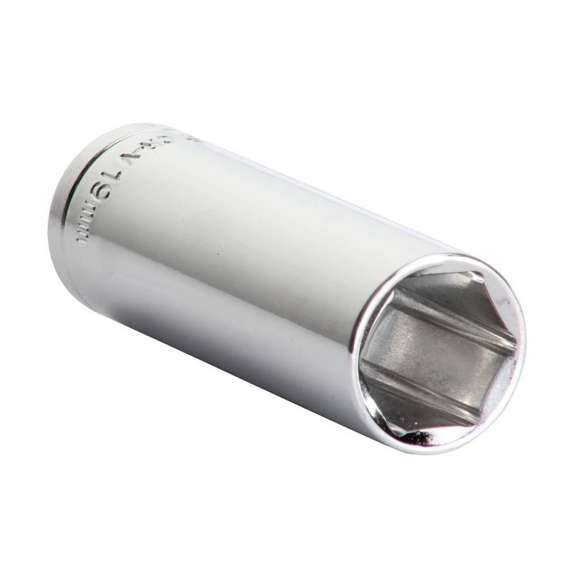 Dado largo 1/2” Milimétrico 19 mm 6 puntas