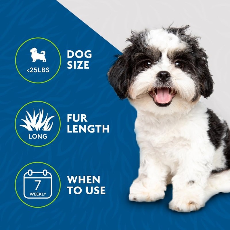 Furminator FURminator Long Hair deShedding Tool for Dogs (Small)