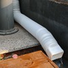 HAHOME 2 Pack Rain Gutter Downspout Extensions,Drain Downspout Extender Diverter,