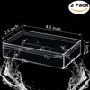 LOVPLAY Acrylic Box for Candy 2 Packs Clear Acrylic Display