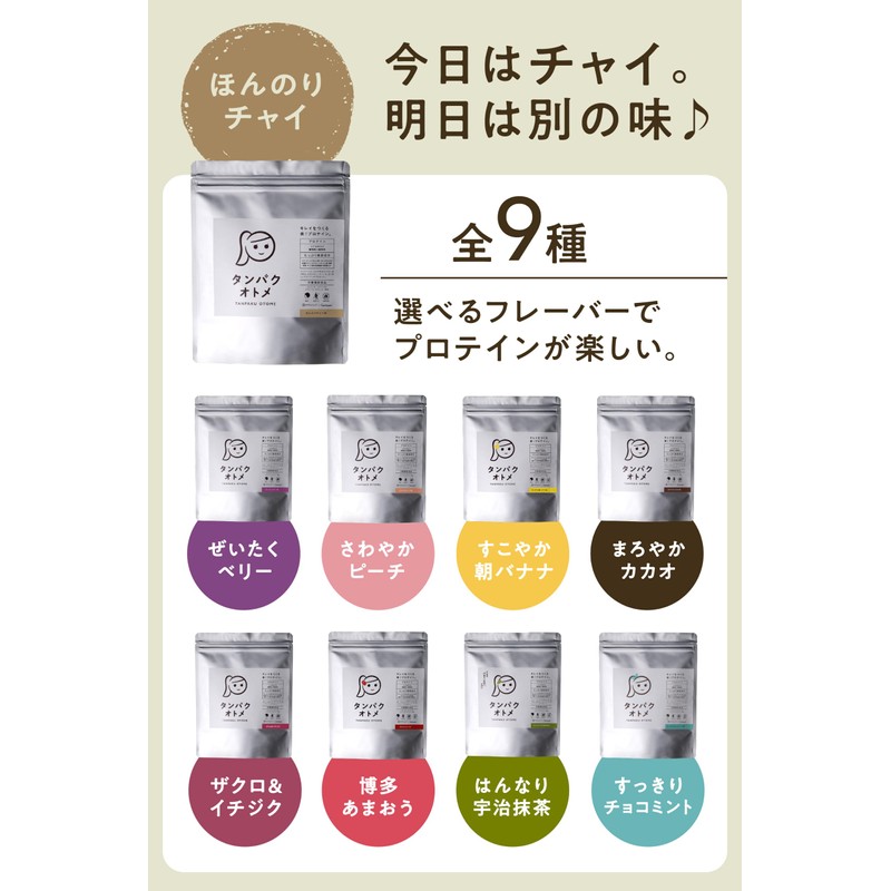 Tamachan Shop Protein Wallet, W Protein (Whey & Soy), No
