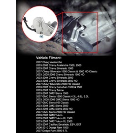 Benefast 600-910 600910 4WD Transfer Case Motor Encoder Motor Fits for 2003-2010 Chevy Silverado Tahoe Avalanche Suburban Dodge Ram 1500 2500 GMC Sierra Yukon XL with RPO Code NP8