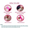 Coquette 24Pcs Gradient Press on Nails with Color Changes Design,