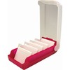 Helit Flash Beebox 800 schede, formato A7, colore: rosso