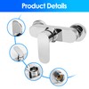MEKOTRIN Shower Mixer Valve Wall Mounted, Single Lever Shower Faucet