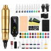 Wireless Rotary Tattoo Pen Kit for Body Art Practice –
