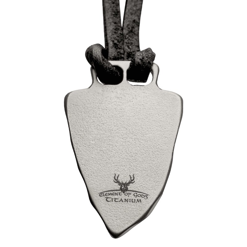 Element of Gods Titanium Thumb Wedge Carpenter's Guild Pendant with