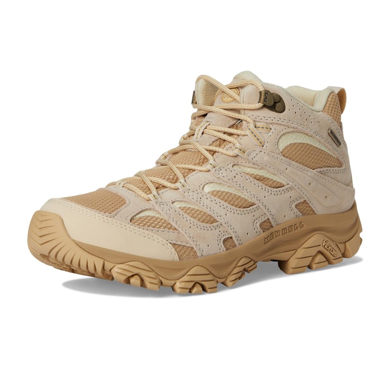Merrell Men's Moab 3 MID WP Hiking Boot, Latte, 10