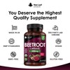 Beetroot Capsules - High Strength 5000mg Beetroot Supplement Enriched with