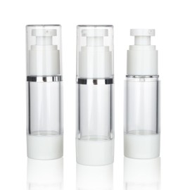 COSIDEA 3pcs 30ml Empty refillable airless Pump Bottles Travel Foundation Container Dispenser for toiletries