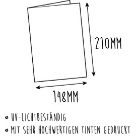 Mr. & Mrs. Panda Geburtstagskarte 1. Geburtstag Mäuse Kuchen - Geschenk, Klappkarte, Geburtstage, Torte, hungrig, Geburtstagsgeschenk,