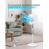 BLACK+DECKER 18-Inch, Stand Fan with Remote, White