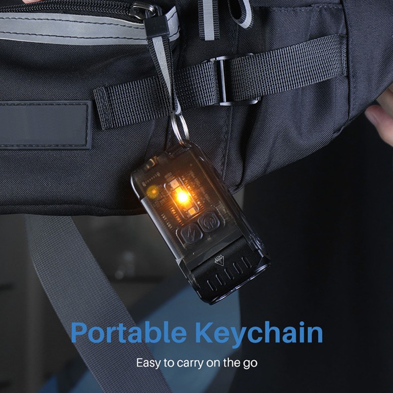 Small Powerful EDC Flashlight Bright 1200LM USB C Rechargeable IP67