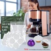 Cafly - Tapas de aluminio para tapas de reutilización, cápsulas