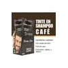 Tinte Shampoo Café Castaño, Cubre Canas, 10 Sobres, Baregk