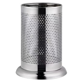 DIZLAS Chopstick Holder, Cutlery Stand, Stainless Steel, Drainer, Round, Chopsticks, Fork, Spoon Storage, 1 Piece