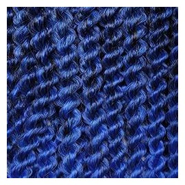 Outre Crochet Braids X-Pression Twisted Up 3X Springy Afro Twist 24" - Color: 2T1B/BLU