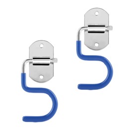 2 Pieces Mop Broom Holder Organizer Broom Hook Broom Holder Broom Holder Wall Mount Broom and Mop Organizer Wall Hanging Cleaning Tools