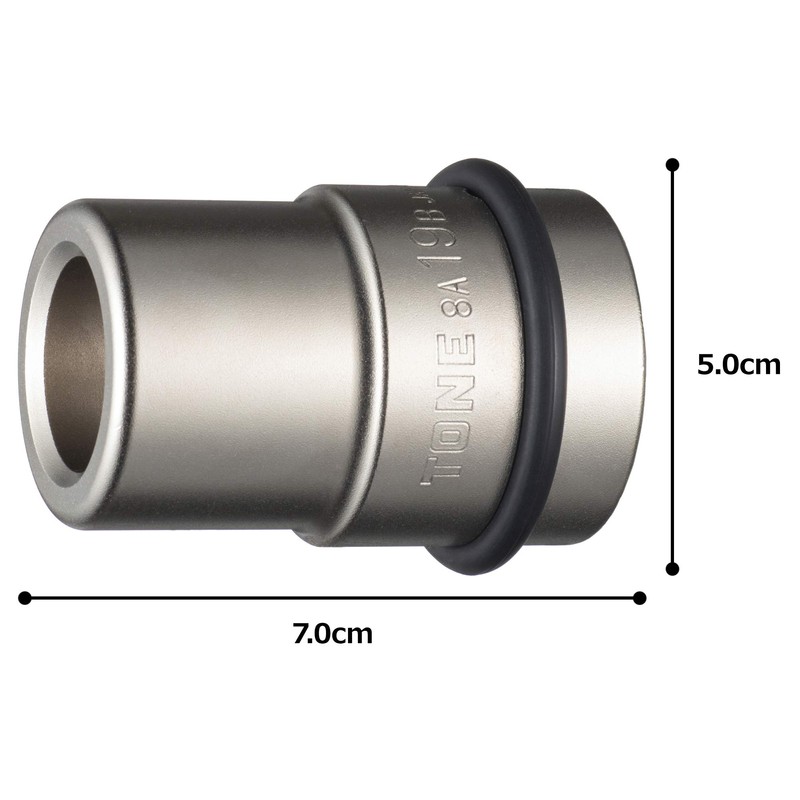 Tone 8A-19B Impact Inner Socket, 1 inch (25.4 mm) Drive,